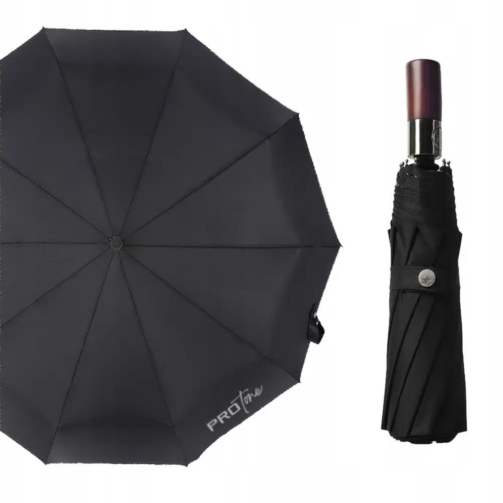 mocny, wiatroszczelny parasol automatyczny